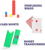 Magic Set with 65 Props Kids Magic Tool Kit For Boys and Girls Family Party interactive toys