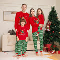 Family Christmas Pajamas Red Tops Pants Xmas Jammies for Kids Adults