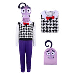 Inside Fear Costume Kids Adults Out Jumpsuit and Helmet Cosplay Outfit for Carnival