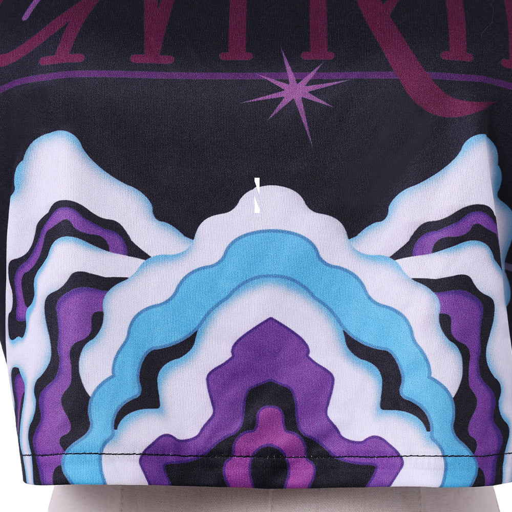 Kids Adults Pop Idol Costume Pop Star Cosplay Outfit Shirt Skirt and Accessories for Halloween Carnival