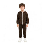 Horror Deer Hooded Sweatshirt and Pants Set Game Player Monster Tracksuit with Plus Size