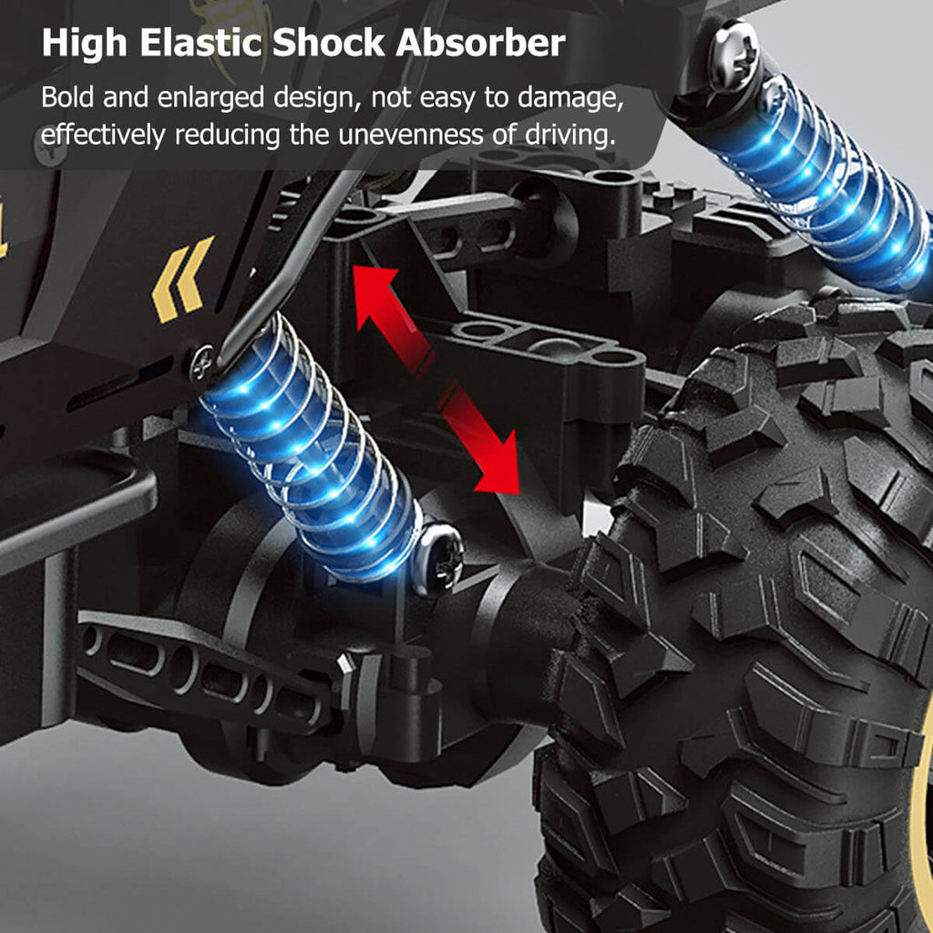 6 Wheels Remote Control Car RC Monster Truck Electric RC Car with Double Motors