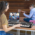 61 Keys Electric Keyboard Piano Beginner Piano With Mini Microphone Multifunctional Electric Piano