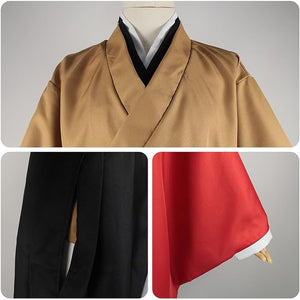 Adult Yoriichi Cosplay Costume Men Kimono Set Yoriichi Tsugikuni Halloween Outfit