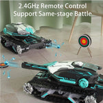 2.4G Remote Control Tank Water Bomb Car Tracked Battle Tank Car Two Controls For Kids