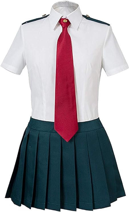 Adult Ochaco Cosplay Costume Uravity Cosplay Outfit Hero High School Dress Suit