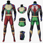 Boys A-train Costume Fastest Man in the World Jumpsuit Halloween Party Dress Up Outfit