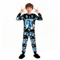 67 in Steal A Brainrot Costume Six-Seven Pajamas Set Long-Sleeve Tops Pants Soft Comfortable Sleepwear for Boys Girls