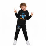 Kids 67 in Steal A Brainrot Costume Cotton Hoodie and Pants Suit Funny Six-Seven Meme Outfit