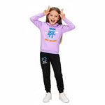 Kids 67 in Steal A Brainrot Costume Cotton Hoodie and Pants Suit Funny Six-Seven Meme Outfit