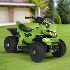 Toddler 12V Dinosaur Ride-on Car 4-wheel Dual Drive ATV Parental Remote Control Electric Car