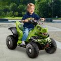 12V Dinosaur Ride-on Car Dual Drive ATV Electric Ride On Toys for Boys and Girls