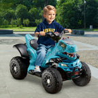 12V Dinosaur Ride-on Car Dual Drive ATV Electric Ride On Toys for Boys and Girls