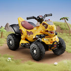 6V Dinosaur Ride-on ATV Kids Electric Car 4-Wheel Off-road Vehicles with LED Lights & Music