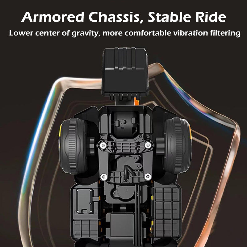 6V Electric Excavator Toddler Ride-On Toy Safe Belt Car Battery Powered with Parent Push Handle