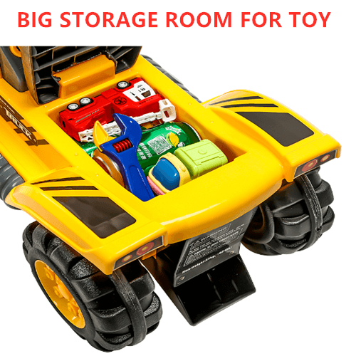 6V Electric Ride-on Excavator Kids Digger Toys With Simulation Sound