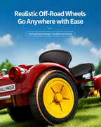 6V Kids Electric Go-Kart with Remote Control and Adjustable Seat Foldable Ride-On Car For Outdoor