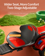6V Kids Electric Go-Kart with Remote Control and Adjustable Seat Foldable Ride-On Car For Outdoor