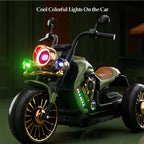 6V Kids Electric Motorcycle with Remote & Music 3 Wheels Car Dual Drive For Boys & Girls