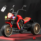 6V Kids Electric Motorcycle with Remote & Music 3 Wheels Car Dual Drive For Boys & Girls
