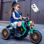 6V Kids Electric Motorcycle with Remote & Music 3 Wheels Car Dual Drive For Boys & Girls