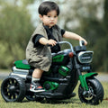 6V Kids Electric Motorcycle Dual Drive 3 Wheels Car Battery Powered Ride On Toys w/LED Headlights & Music