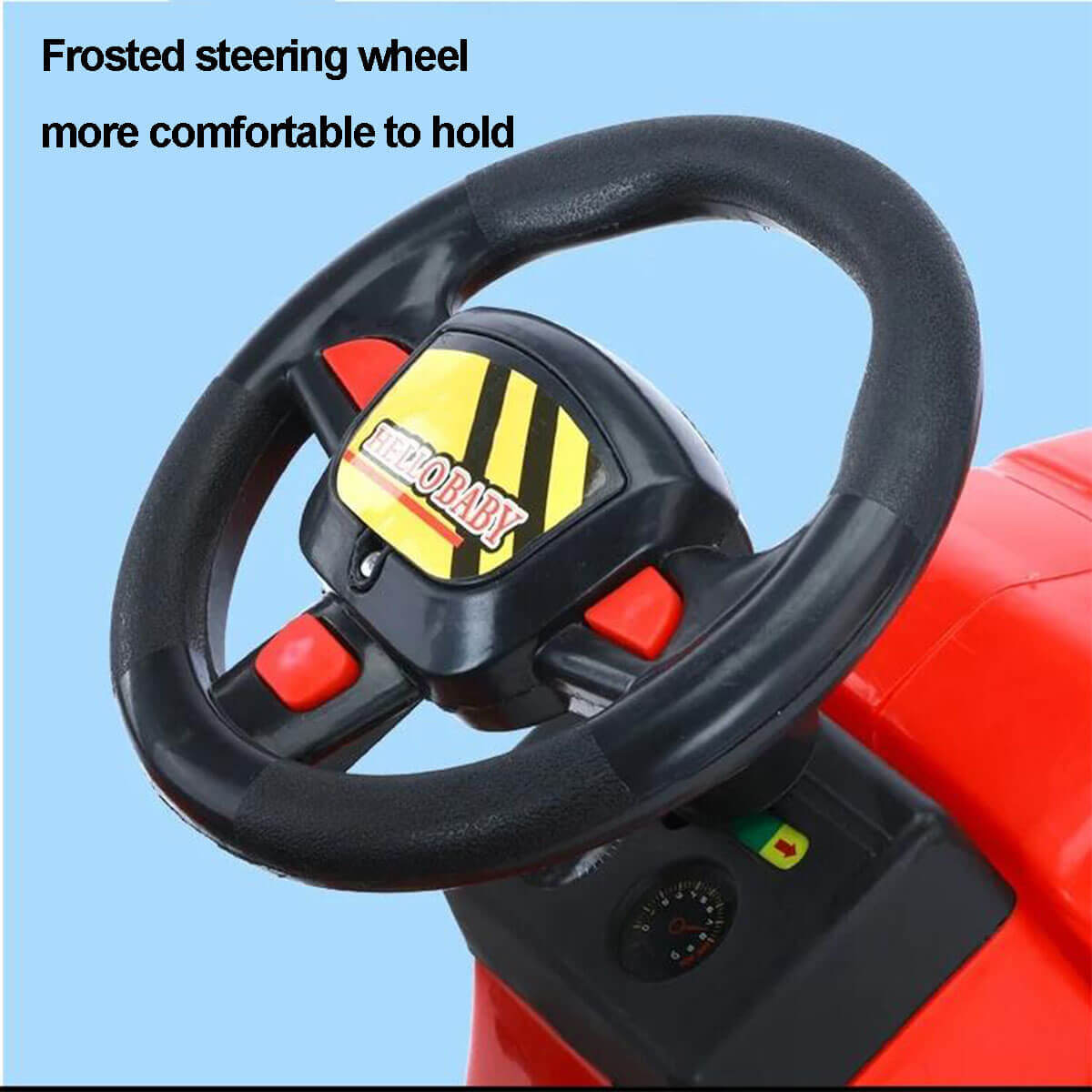 6V Kids Electric Tractor Battery Powered Tractor Ride On Car Dual Drive With Music Light For Boys & Girls