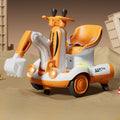 6V Kids Ride-On Excavator Fully Electric Digging Arm Ride On Toy with Safety Belt