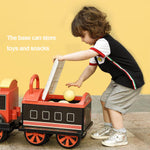 6V Ride On Train Battery Powered Spray Train Rides Dual Drive Electric Ride On Car With Light & Music