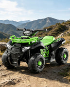 6V Ride on Car Electric Quad ATV 4 Wheels Ride on Toy with Soft Start and Removable Battery for Kids 3+