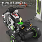 6V Ride on Motorcycle Dual Drive Electric Ride on Car Foot Pedal Control Motorcycle