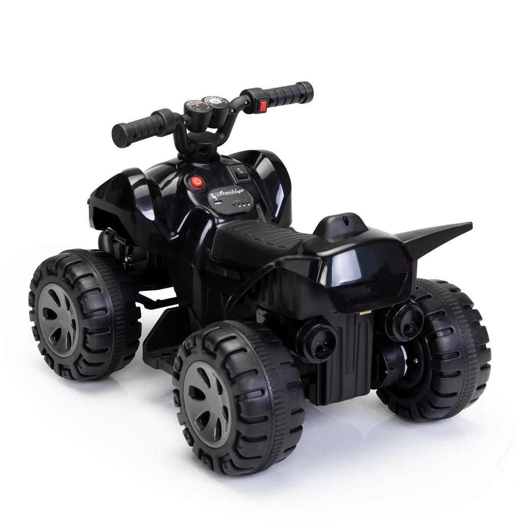 Kids 6V Electric Ride-On ATV Quad Car with Music LED Lights and Spray Device