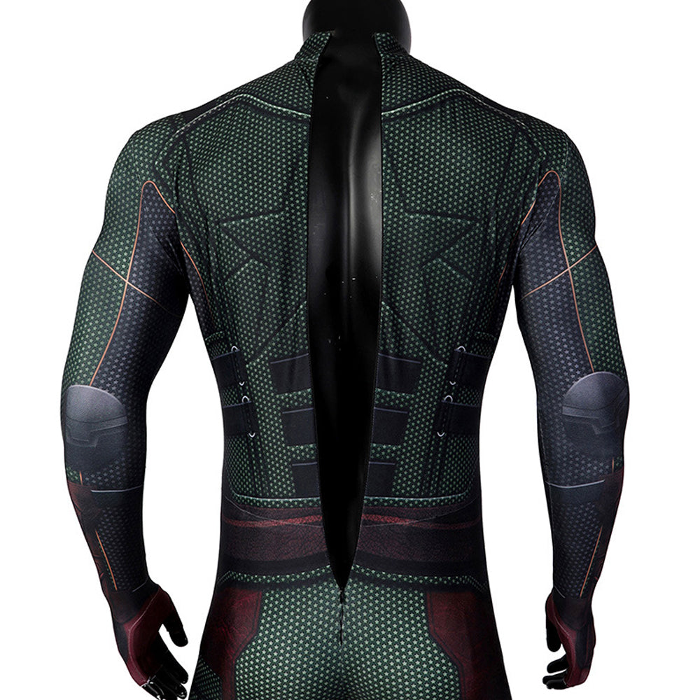Soldier Boy Costume Ben Battle Suit Jumpsuit and Helmet for Halloween Cosplay