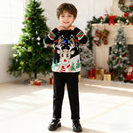 Kids Ugly Christmas Sweater Light Up Funny Pullover Xmas Costume for Boys Girls