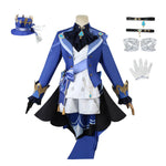 Focalors Cosplay Costume God of Justice Furina Outfit Full Set with Hat Women Halloween Costume