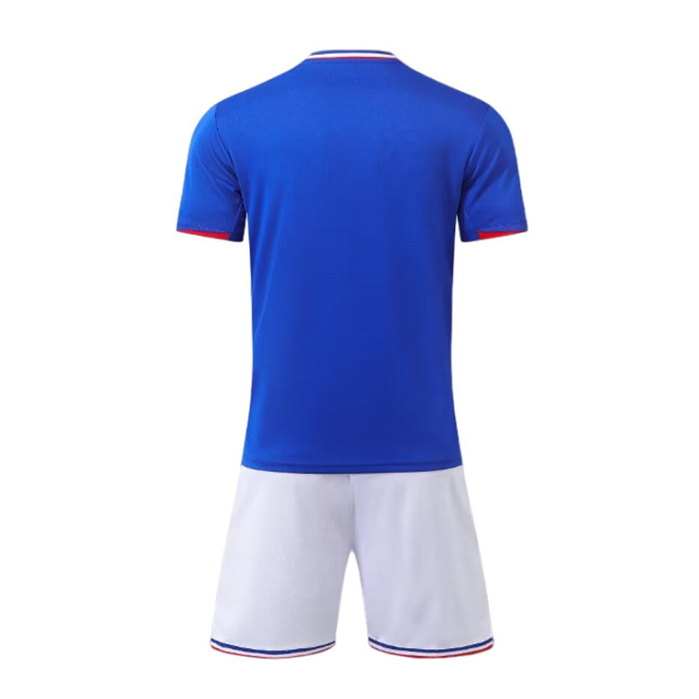 Kids Euro Cup Soccer Jersey 2024 French Home Team National Football Kits