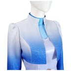Chloe Charming Costume Descendents Blue Princess Skirt with Jacket and Accessories for Kids Adults Halloween Party