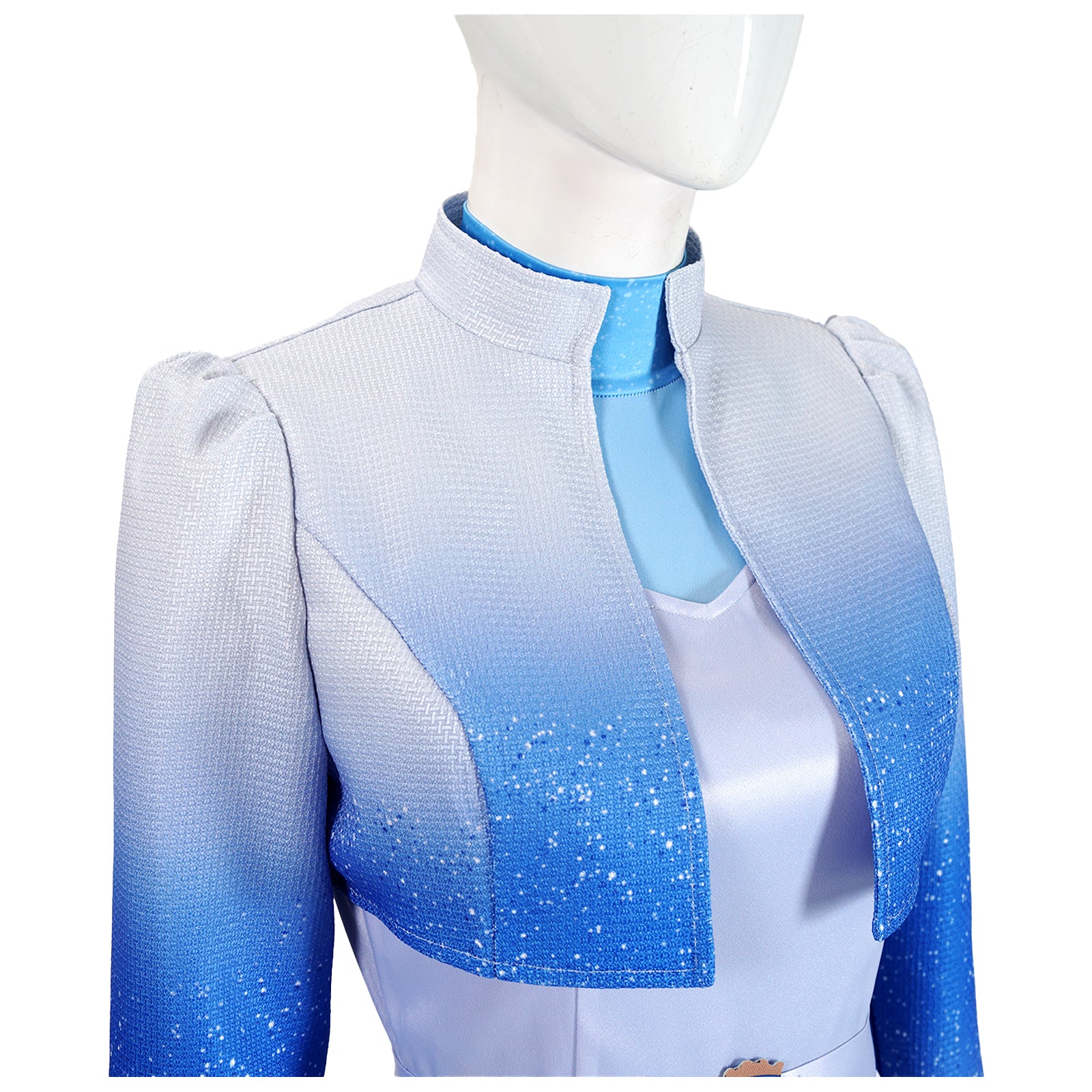 Chloe Charming Costume Descendents Blue Princess Skirt with Jacket and Accessories for Kids Adults Halloween Party