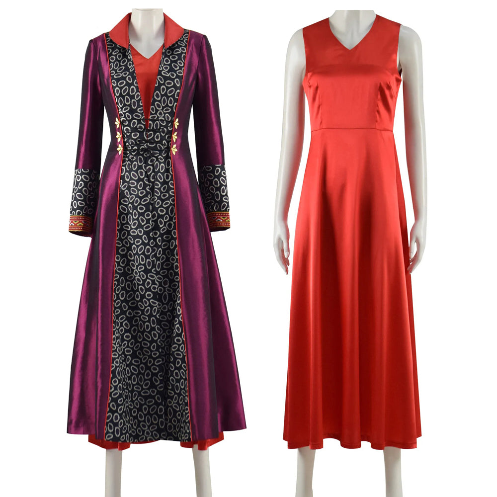 Princess Rhaenyra Targaryen Costumes Adult Rhaenyra Red Dress and Robe Full Set for Carnival