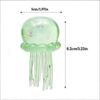 6pcs Jellyfish Squishy Ocean Crystal Stress Relief Toys Sensory Fidgets for Kids & Adults
