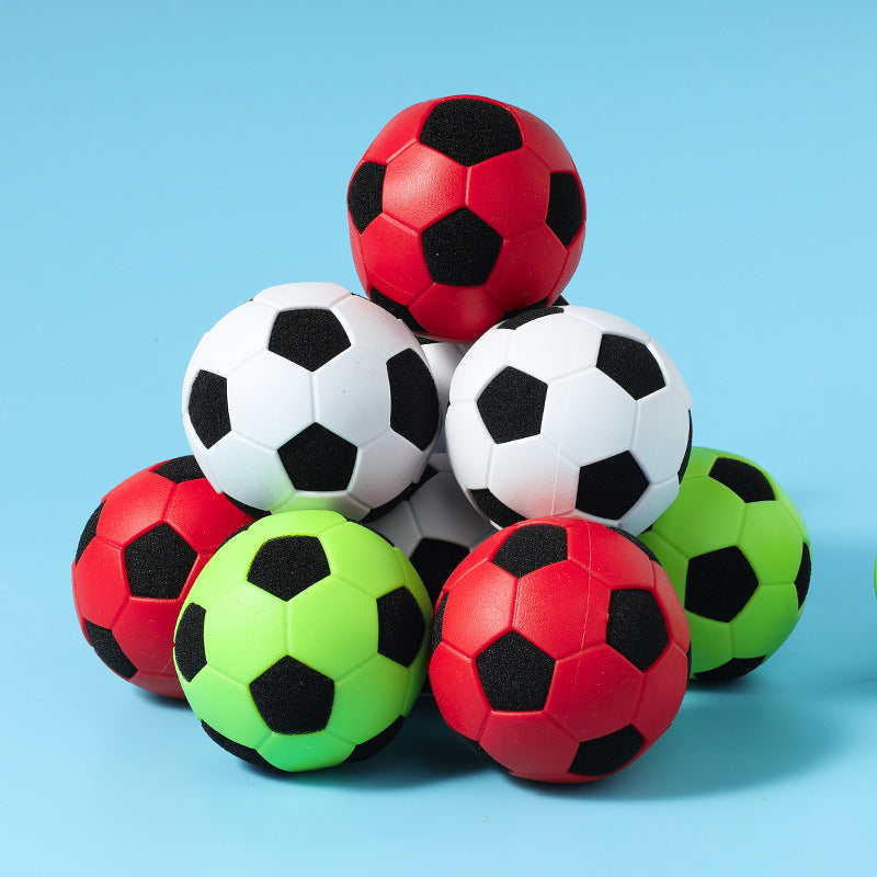 Silicone Sponge Soccer Balls Water-Friendly Stress Relief Toy with FDA Certification For Kids and Adults