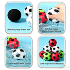 Silicone Sponge Soccer Balls Water-Friendly Stress Relief Toy with FDA Certification For Kids and Adults