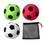 Silicone Sponge Soccer Balls Water-Friendly Stress Relief Toy with FDA Certification For Kids and Adults