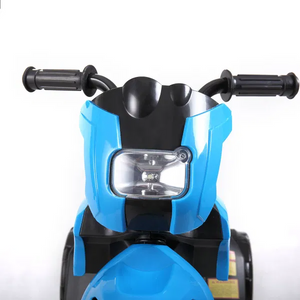 6V Kids Ride On Motorcycle with Headlights Battery-Powered 3-Wheel Bicycle Car