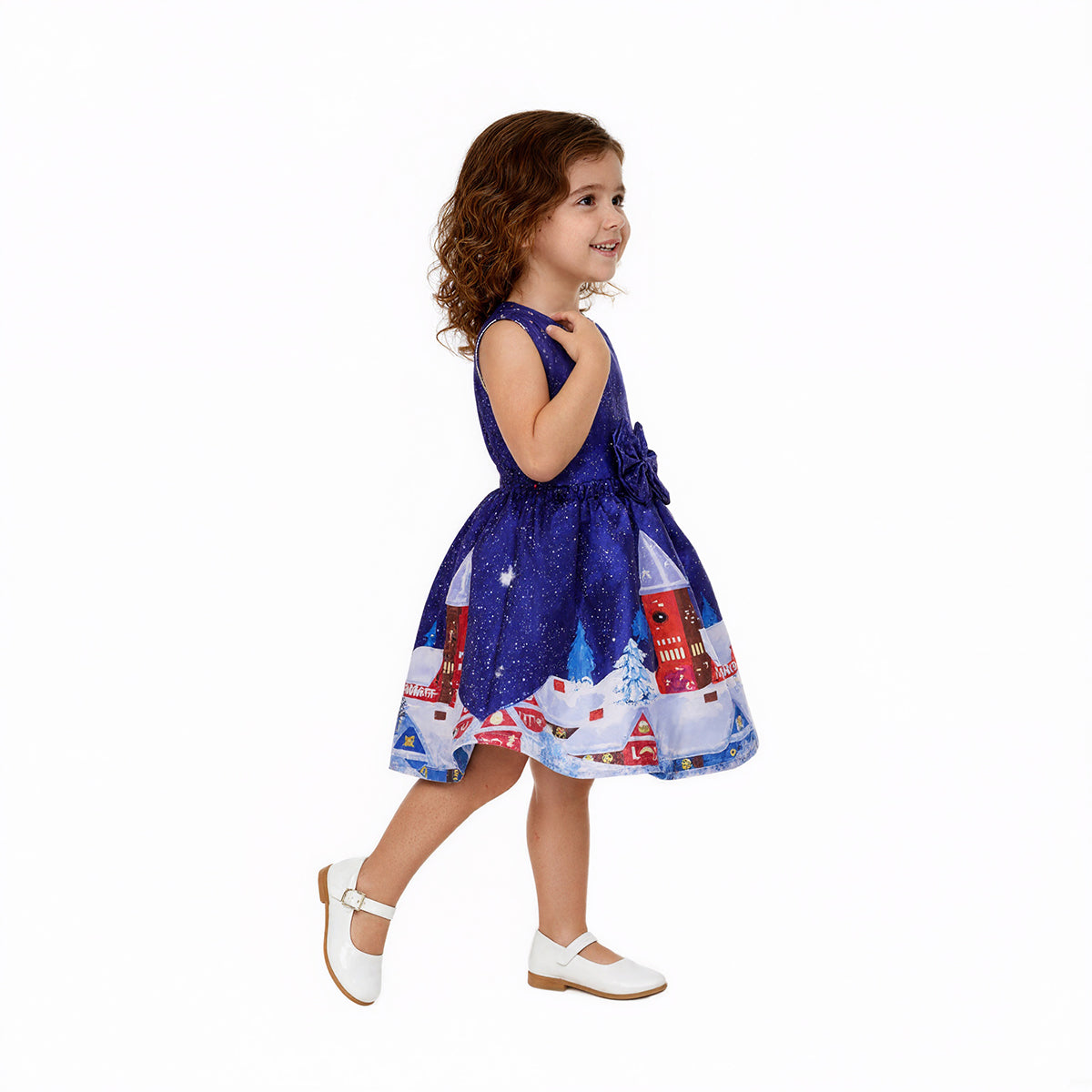 Girls Christmas Dress A Line Princess Party Dress Christmas Costume for Kids 3-8 Years