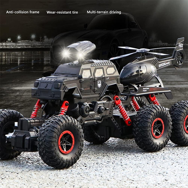 6 Wheel Rccrawler Six-wheel RC Off-road Truck 1/14 Electric Climbing Vehicle With Remova ...