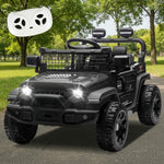24V Kids Ride on Car 2 Seats Adjustable Speed Truck with Remote Control Light Music