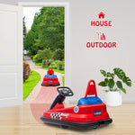 6V Bumper Car 360° Spin Electric Ride On Toys with Lights Music Safety Belts