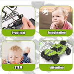 DIY 1/18 Remote Control Car 2.4G Off-road Short Truck Educational Assembly Toys