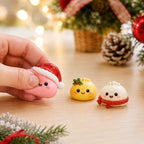 Christmas Advent Calendar 2026 Dumpling Squishies 24Pcs Cute Squeeze Fidget Toys Christmas Countdown Gift Set for Kids and Adults